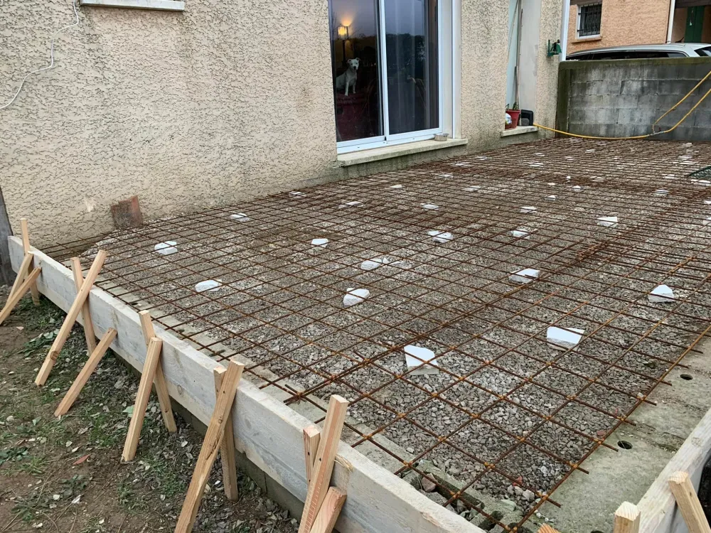 terrasse en création